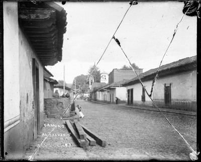 Camino al Calvario. Pátzcuaro