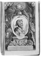 Lámina titulada: Don Fernando el Tercero en el libro de don Alonso Núñez de Castro, titulado Corona Gothica Castellana y Austriaca, parte tercera, Amberes, 1681. 