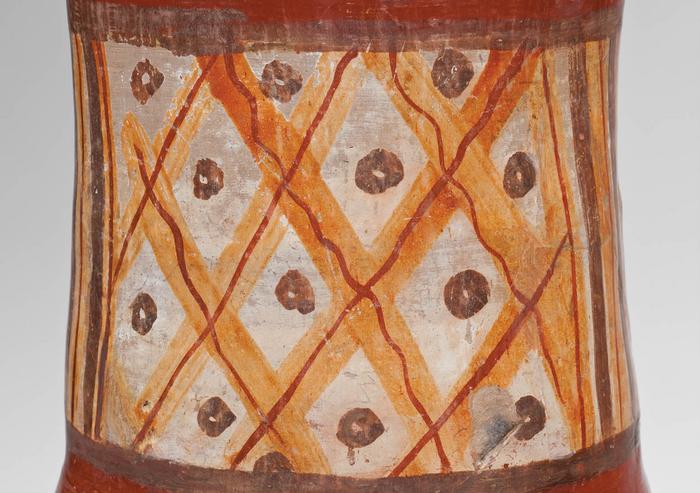 Detalle de vaso trípode cholulteca