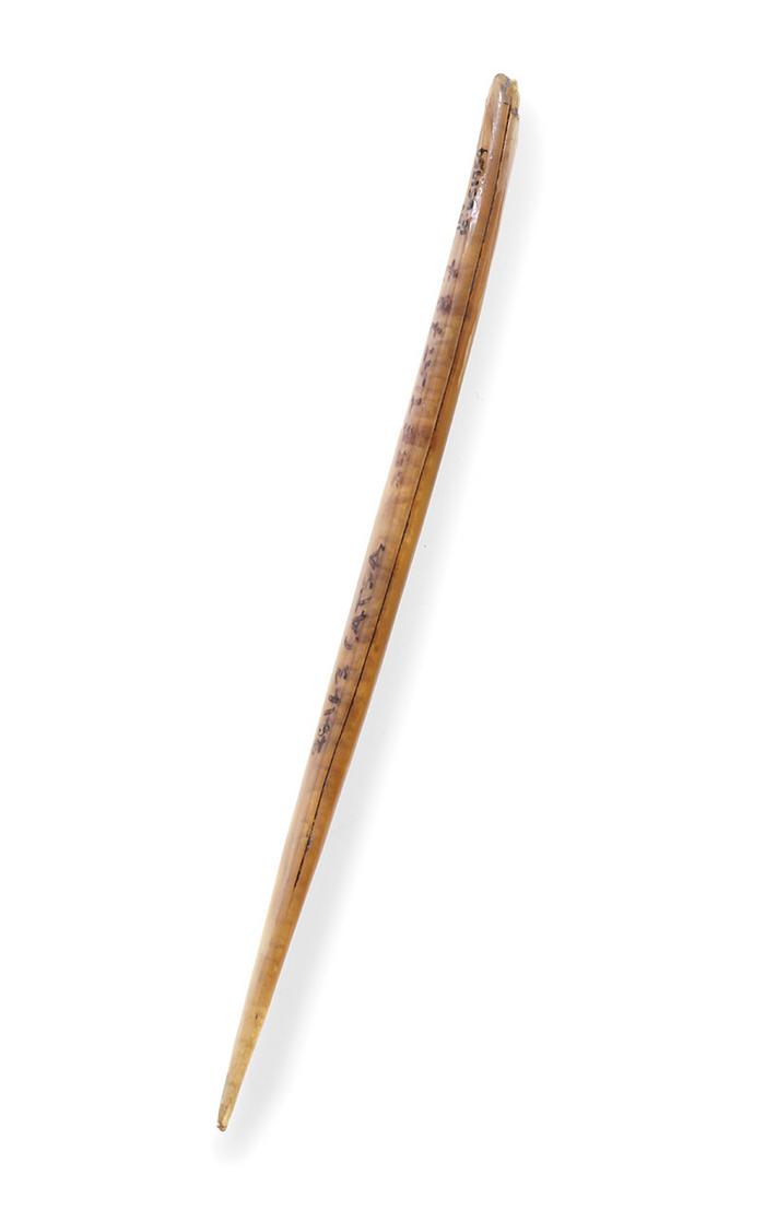 Punzón de espina dorsal de pescado 