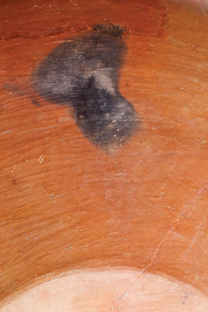 Detalle de cajete de silueta compuesta