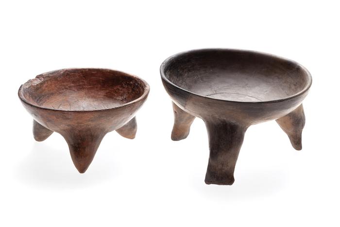Lote de dos cajetes toltecas