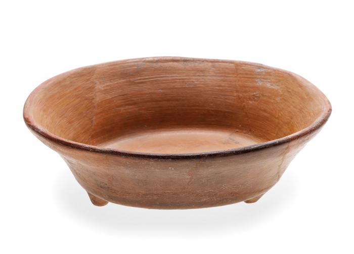 Plato Jara anaranjado pulido 