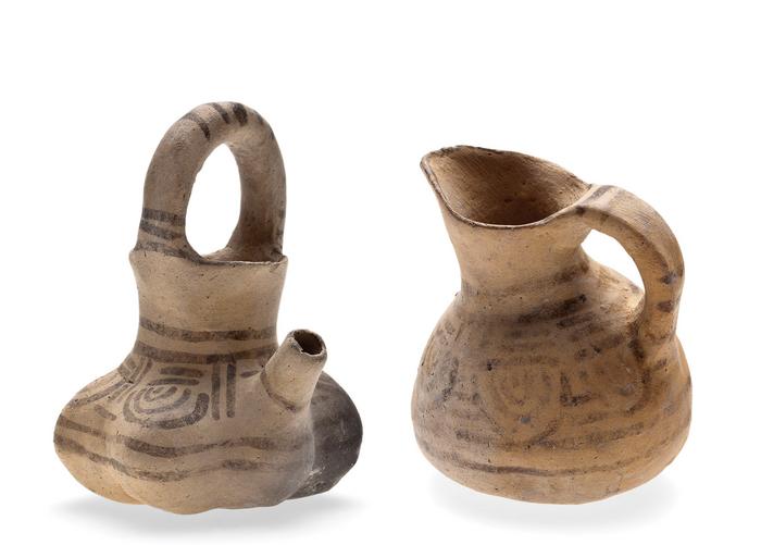 Lote de dos jarras miniatura