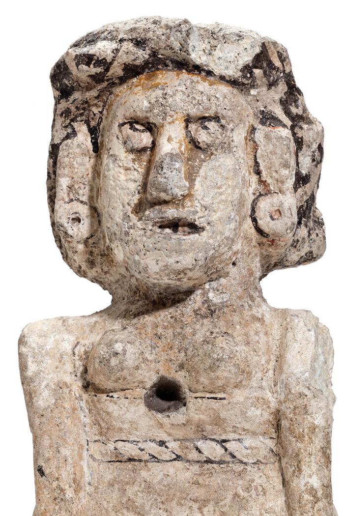 Detalle de escultura de cihuateteotl