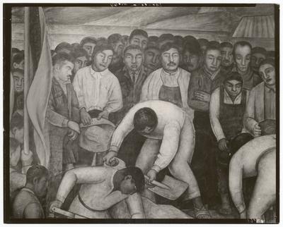 La lluvia, funeral de víctimas proletarias