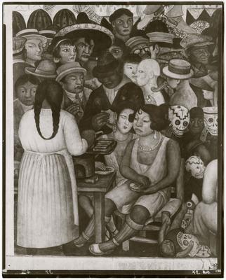 Fiesta de Día de Muertos en la ciudad