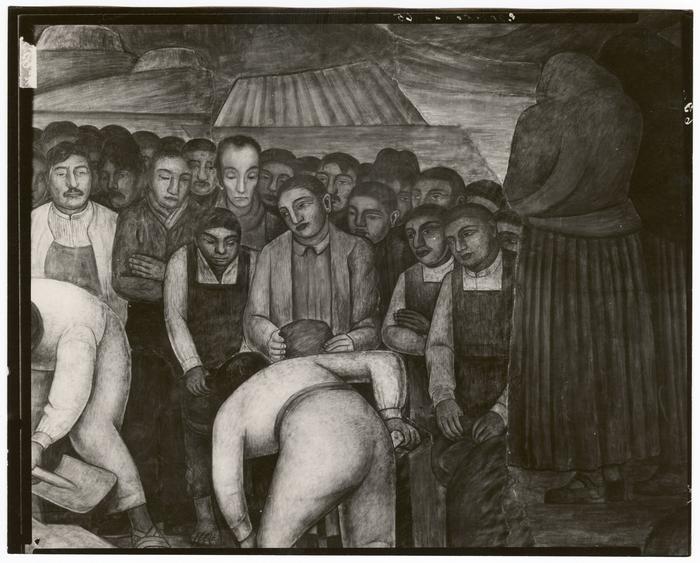 La lluvia, funeral de víctimas proletarias