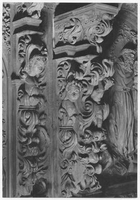 Detalle del Relieve de la Apoteosis de San Agustín