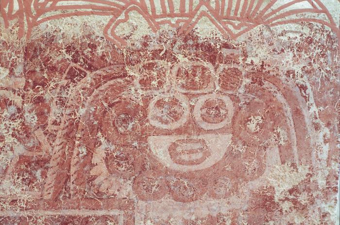 Cenefa con rostro de Tláloc