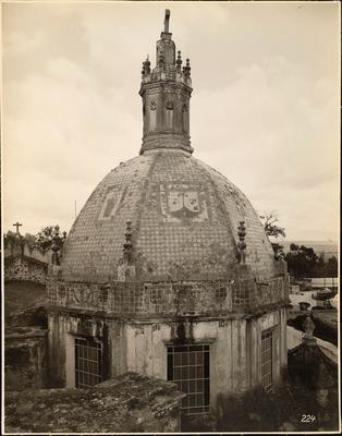 Iglesia del Carmen en San Ángel. Vista exterior.