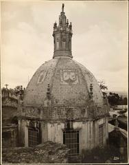 Iglesia del Carmen en San Ángel. Vista exterior.