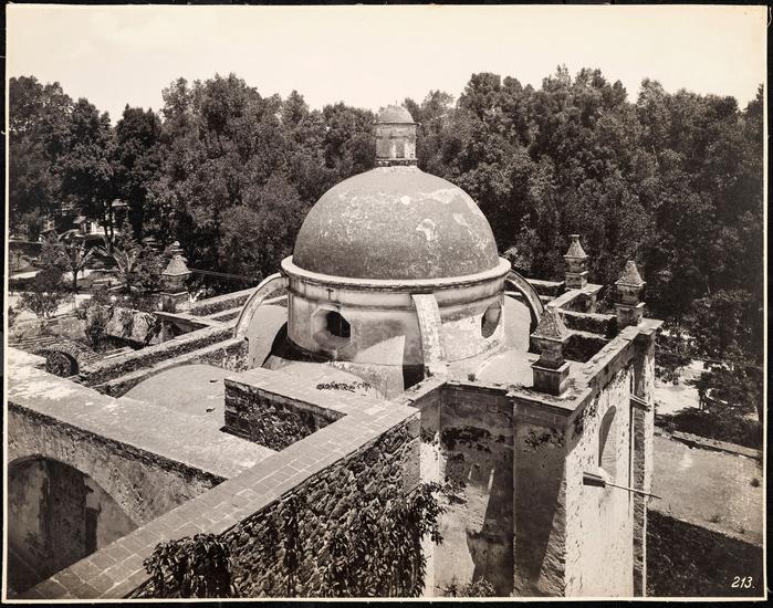 Parroquia de Coyoacán. Cúpula del Santísimo Sacramento.