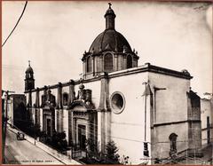 Iglesia de Jesús María de México. Vista exterior.