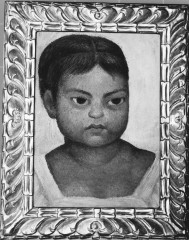Retrato de la niña Delfina Flores