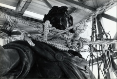 Traslado de la estatua ecuestre de Carlos IV