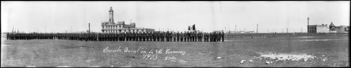 Escuela Naval en la H. Veracruz, 1923