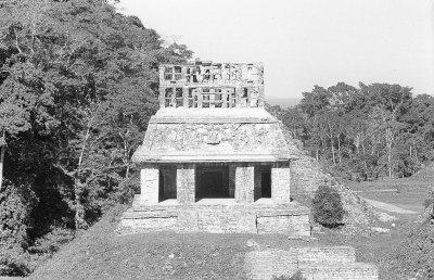 Templo del Sol, Grupo de las cruces, Zona Arqueológica de Palenque, Chiapas.