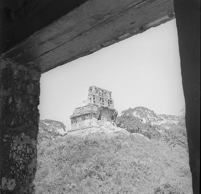 Templo de la Cruz, Zona Arqueológica de Palenque, Chiapas.