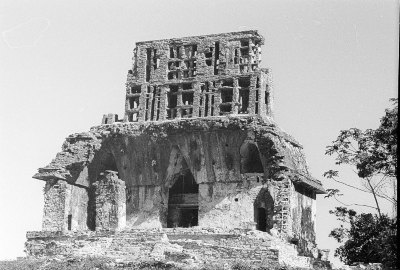 Templo de la Cruz, Zona Arqueológica de Palenque, Chiapas.