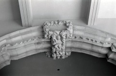 Casa del Mayorazgo de Rincón Gallardo. Clave de uno de los arcos