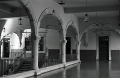 Casa del Mayorazgo de Rincón Gallardo. Arcada del primer nivel