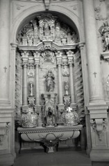 San Diego. Camarín de la Virgen. Retablo