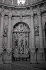 San Diego. Camarín de la Virgen. Retablo