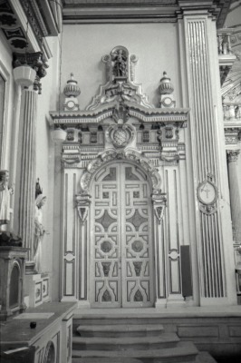 San Diego. Portada de la sacristía