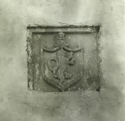 Relieve en piedra con escudo. Tilantongo Oaxaca.